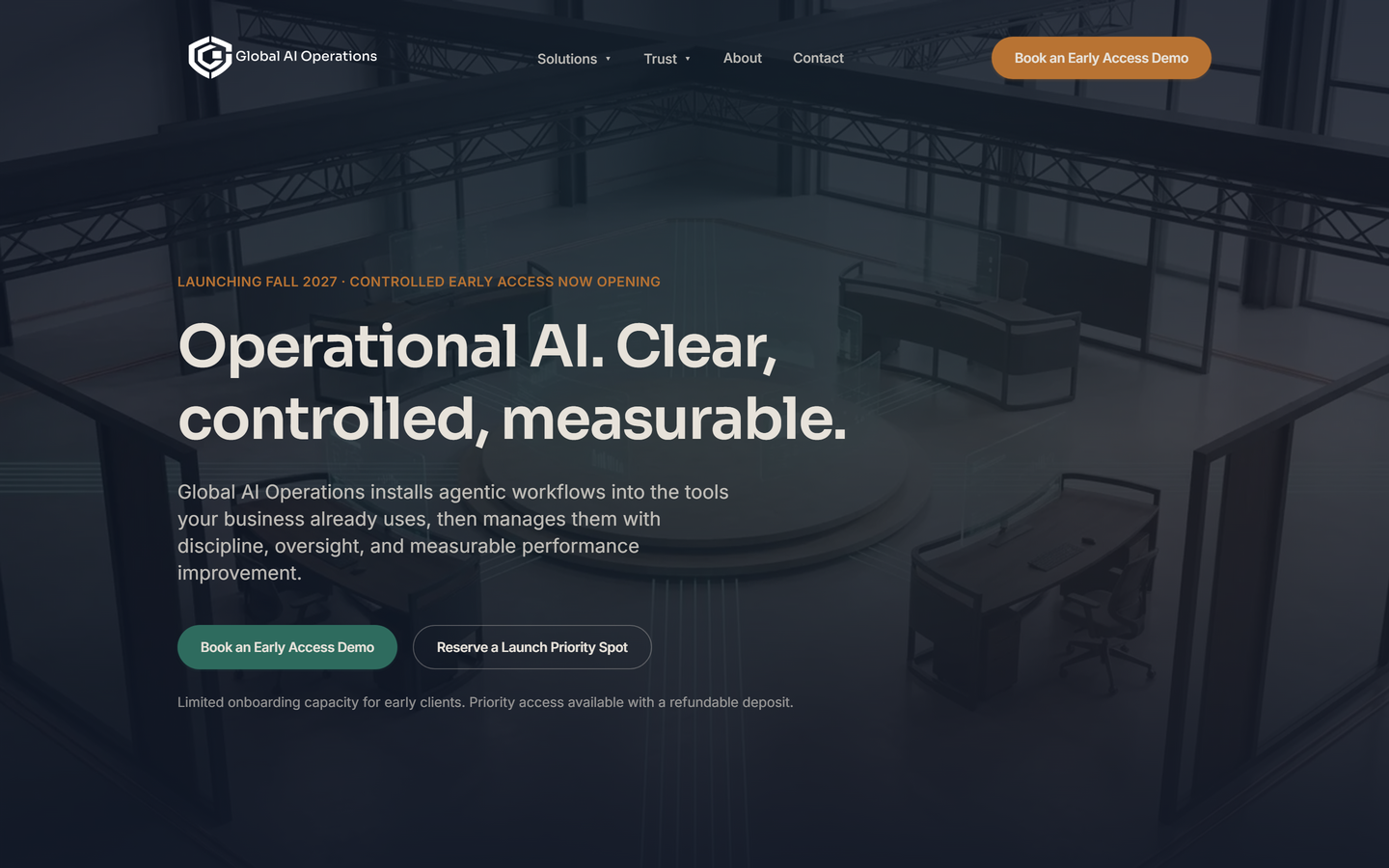 Global AI Operations site